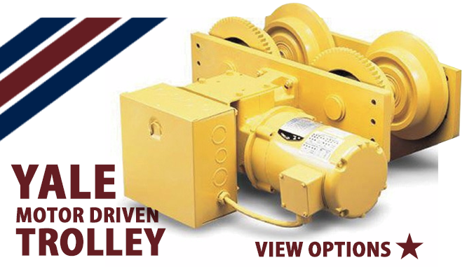 Safety Yellow Yale Motor Driven Trolley View Options